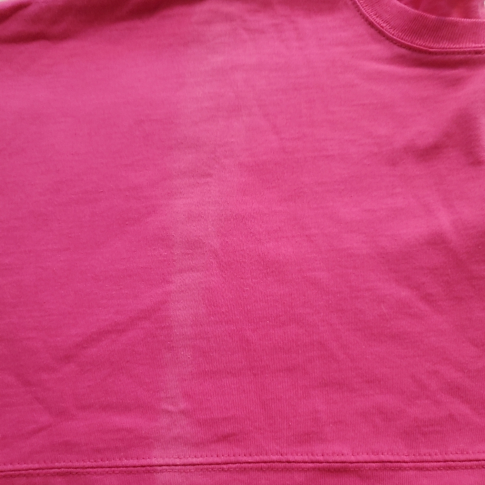 Womens fuchsia pink oversized Pennant sportswear Arlington sweatshirt sweater - Picture 14 of 16